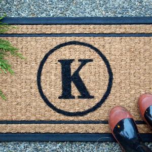 Alfombrillas de Entrada Personalizadas con Iniciales de la Familia, Alfombrillas de Fibra de Coco con Monograma de Goma - Product Image 5