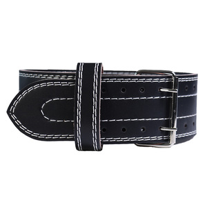 Ceinture de musculation pour hommes 2026 en cuir de vachette, respirante, pour squats, soulevés de terre et soutien lombaire, vente en gros, entraînement de force et fitness - Product Image 1