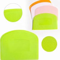 Spatule flexible multi-usage en plastique PE pour pâte et pâtisserie, outil de cuisine pour plan de travail