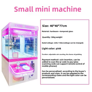 Diskon mesin permainan dioperasikan koin anak-anak mainan mini mesin derek cakar - Product Image 6