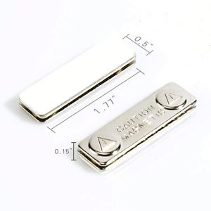 Placa de Acero con Imanes Internos, Placa de Identificación Magnética de Metal, Tarjeta de Identificación - Product Image 3