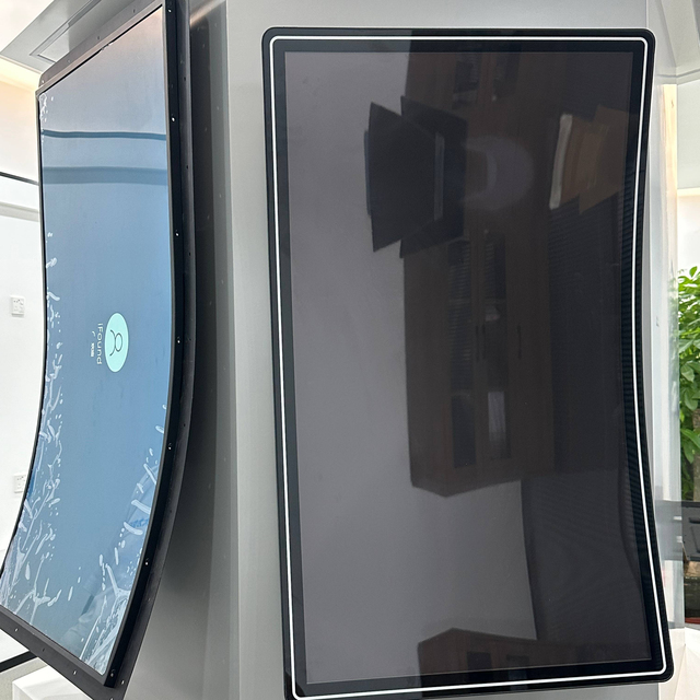 Factory Price 43 Inch J Type LCD Display Monitor 10 Point Curved Capacitive Touch Screen for Personal/Industrial/Digital Use