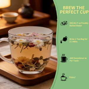 ชาดีท็อกซ์ประจำวัน ช่วยบำรุงผิวพรรณและสุขภาพตับ ด้วยสารสกัดจากดอกแดนดิไลออนและมะนาว บรรจุ 20 ซองชา ขายส่งจำนวนมาก - Product Image 3