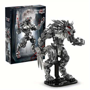 813 pièces nuit noire loup-garou bloc de construction ensemble en plastique figurines modèles Figurines <span class=keywords><strong>Robot</strong></span> assemblage jouets <span class=keywords><strong>pour</strong></span> adultes enfants grand - Product Image 1