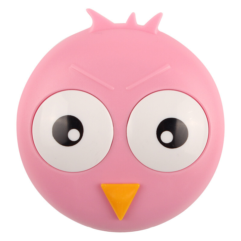 Plastic Contact Lens box Multi color Fashion style High Quality cute cartoon chicken Portable Set Contact Lens Case mate box