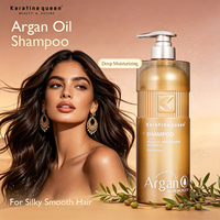 Shampooing Lissant à l'Huile d'Argan Or Liquide Marocain Fortifiant Soyeux Nourrissant Réparateur Brillance Anti-Frisottis Cheveux Secs Abîmés Soin Quotidien