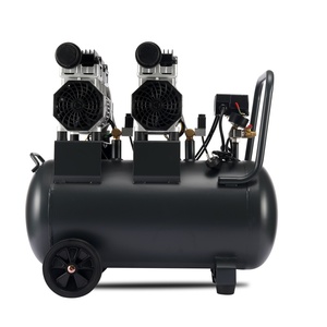 Compresseur d'air silencieux sans huile à piston 68 <span class=keywords><strong>BBar</strong></span> 50L, portable, pour la maison, meilleur prix, 220V, pompe à peinture électrique, moteur, à vendre - Product Image 1
