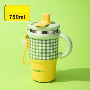 MAIMA Factory Direct Alta calidad 550ml Cerámica Interior 304 Acero inoxidable Botella de agua aislada al vacío Tapa abatible Niños - Product Image 3