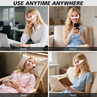 Nouvel appareil de lifting des yeux à lumière rouge 3D, outil de soin des yeux, soulage la fatigue oculaire, compresse chaude électrique, masseur intelligent pour les rides des yeux, 4 modes