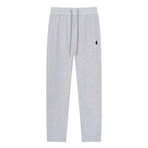 <span class=keywords><strong>Pantaloni</strong></span> Sportivi Estivi Leggeri da Uomo in Cotone Pettinato <span class=keywords><strong>con</strong></span> <span class=keywords><strong>Elastico</strong></span> in Vita e Design Ricamato - Taglio Dritto Piccolo - Product Image 5