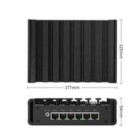 Firewall Mini Router 12th Gen In-tel N100 i5 i7 1185G7 Pentium 7505u 2,5G 6X I226-v Lan Ddr5 HD DP Industrial Fanless Mini Pc