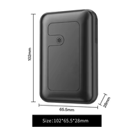 Traceur GPS 4G mondial P6w avec autonomie étendue, aimant puissant, carte SIM et application Android pour suivi en temps réel/détection ACC
