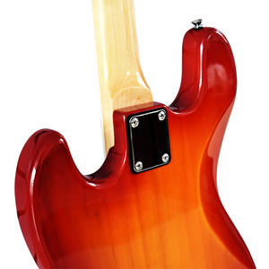 Guitare électrique à 4 cordes, basse électrique avec corps Elm, couleur profonde, panneau de tilleul - Product Image 4