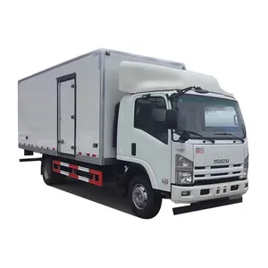 Japan brand 116HP Light Refrigerated Truck cargo van truck With Thermo King Unit