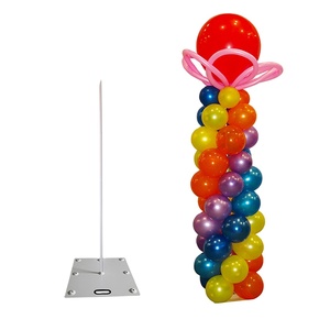 Borosino b429b kim loại bóng hiển thị đứng và cột sử dụng cho bữa tiệc sinh nhật và trang trí đám cưới - Product Image 1