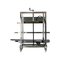 Machine de scellage verticale continue en acier inoxydable FR1100, scelleuse de sacs de qualité alimentaire, scelleuse thermique industrielle, scelleuse de sachets