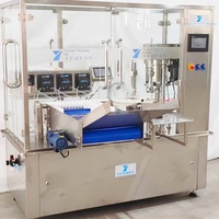 Machine de remplissage et de capsulage de bouteilles en plastique de 25/30ml Équipement d'emballage automatique pour machine de capsulage automatique de nourriture