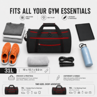 Sac de transport léger, imperméable et durable pour tapis de yoga avec séparation sec/humide, multi-poches, idéal pour le Pilates, le fitness, l'entraînement et les voyages