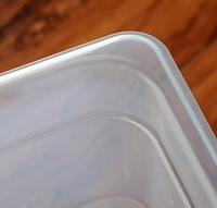 Incassable 5L Polypropylène Gastronorm GN Conteneur 1/6 Taille Carré En Plastique Alimentaire Casseroles pour Restauration Buffet Plateau pour Hôtels