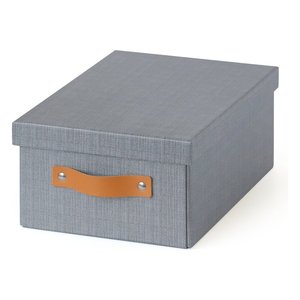 กล่องประหยัดพื้นที่ (22x31x13 ซม.) สีเทา รุ่น 8 - Product Image 1