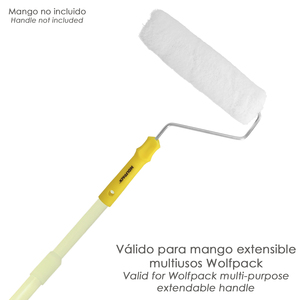 Rullo per pittura in fibra acrilica bianca O/ 62x 200 mm. - Product Image 3