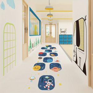 Autocollant de sol personnalisé à la <span class=keywords><strong>marelle</strong></span> pour salle de jeux pour enfants Décalcomanie murale de décoration de pépinière - Product Image 2