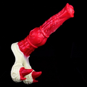OEM Soft Silicone Realistic Penis Animal <b>Dildo</b> for Women G Spot Stimulation Big Dick Suction Cup <b>Dildos</b> Sex Toy - Product Image 4