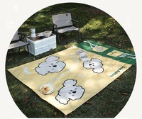 Tapis de pique-nique pliable grand format en RPET recyclé écologique, sac fourre-tout pour la maison et l'extérieur