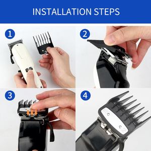 Juego de Peines de Alta Calidad de Plástico ABS y Aluminio para Cortar el Cabello, Accesorios de Peluquería, Peine Guía para Cortapelos - Product Image 5