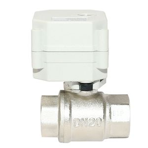 Vanne à boisseau sphérique électrique Tonhe DN8 BSP 1 pouce normalement ouverte normalement fermée - Product Image 2