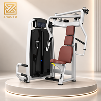 ZY Commercial Chest Press Machine Dual Direction Seated Pec Trainer Selectorized Strength Fitness Equipment for Gym