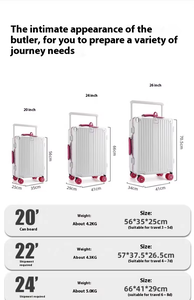 <span class=keywords><strong>Valise</strong></span> <span class=keywords><strong>cabine</strong></span> Leavesking à roulettes larges, design color block, avec porte-gobelet et <span class=keywords><strong>roues</strong></span> pivotantes, orange – Meilleure vente - Product Image 3