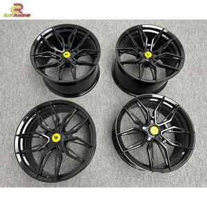 Rines Negros Personalizados de Aleación de Aluminio Forjado para Automóvil, de 19, 20, 21, 22 y 23 Pulgadas para Ruedas Ferrari 812 - Product Image 6