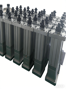 Straight-line Folding Electric Cylinder <b>Linear</b> <b>Actuator</b> for Speed 500mm/s High Precision Servo Electric Cylinder stepper motors - Product Image 4