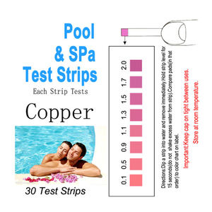 Copper Sulfate <strong>test</strong> <strong>Strips</strong> 30strips/bottle Swimming Pool - Product Image 5