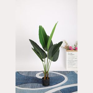 Palmera del Viajero Artificial (<span class=keywords><strong>Ravenala</strong></span> Madagascariensis), Planta Artificial del Paraíso de las Aves, Decoración Tropical para Interiores, para Bodas y Acción de Gracias - Product Image 4