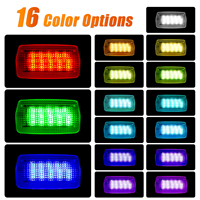 Luz de cortesía de puerta LED RGB de alto brillo sin errores Canbus para Toyota para Lexus para Subaru