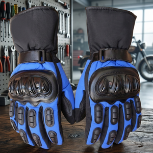 Gants de moto blindés pour la course, hiver 2018, couleur personnalisée - Product Image 3