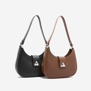 Louis GG PU Zipper Closure Single <strong>Strap</strong> <strong>Shoulder</strong> Underarm Crescent Bag Designer Luxury Brand Women's Handbags Women Handbags - Product Image 2