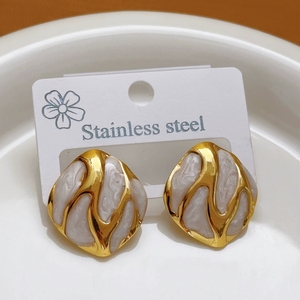 Женские серьги-гвоздики из нержавеющей стали - Product Image 2