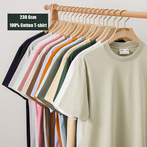 T-shirt da uomo classiche e promozionali Design personalizzabile le mie camicie 240G cotone personalizzato Tshirt con Logo per gli uomini - Product Image 4