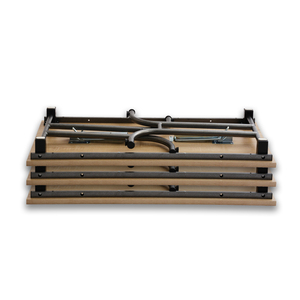 Mesa dobrável empilhável resistente do metal para eventos da conferência, mobília personalizada do contrato da fábrica - Product Image 5