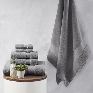 Db <b>Bath</b> <b>Towel</b> <b>Set</b> 6 Piece 100 Cotton Quick Dry Jacquard Solid Color For Home - Product Image 3