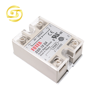 Module relais à semi-conducteurs monophasé SSR-10DA, sortie 24-380VAC, entrée 3-32VDC 10A DC au Module SSR AC