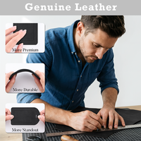 Étiquettes de bagage durables, luxueuses et élégantes en cuir véritable, texture douce et lisse, faites à la main, pour sac à dos de voyage, valise, sac à main, protection de la vie privée