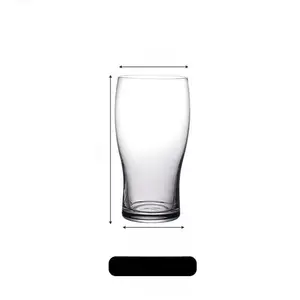 Glasbecher-Auslass Großhandel Werbeartikel Wasser Top Verkauf beliebter Kaffee gute Qualität Hochzeit mit Griff Glas-Augenwaschbecher