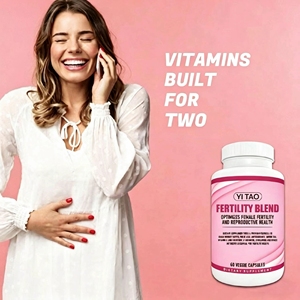 Capsules de soutien à la fertilité et à la santé reproductive féminine, complément alimentaire naturel de haute qualité à base d'acide folique, de vitamine E et de sélénium - Product Image 5