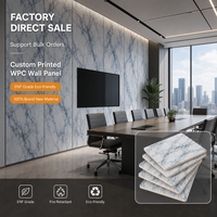Panneau mural WPC durable à grain de bois, panneau décoratif intérieur pour décoration en composite bois-plastique écologique