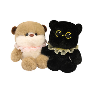 Juguete de peluche de dibujos animados ecológico, colgante de cachorro de gato bonito, llavero de cerdo, accesorio para mochila, piel de impresión Digital para compañero de escritorio - Product Image 6