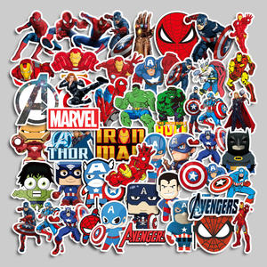 Offre Spéciale 50 pièces/ensemble Avengers décorations imperméables décor autocollants dessin animé autocollants - Product Image 1